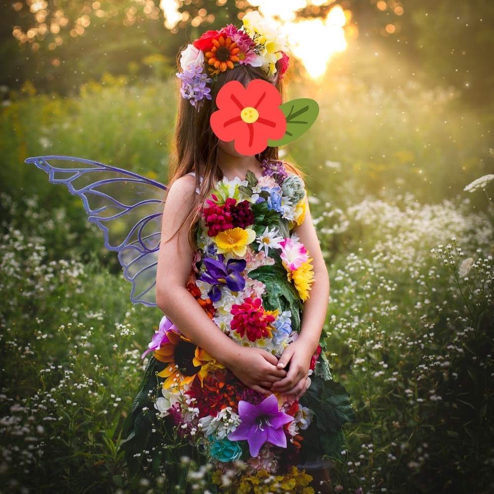 CUSTOM flower Fairy Dress